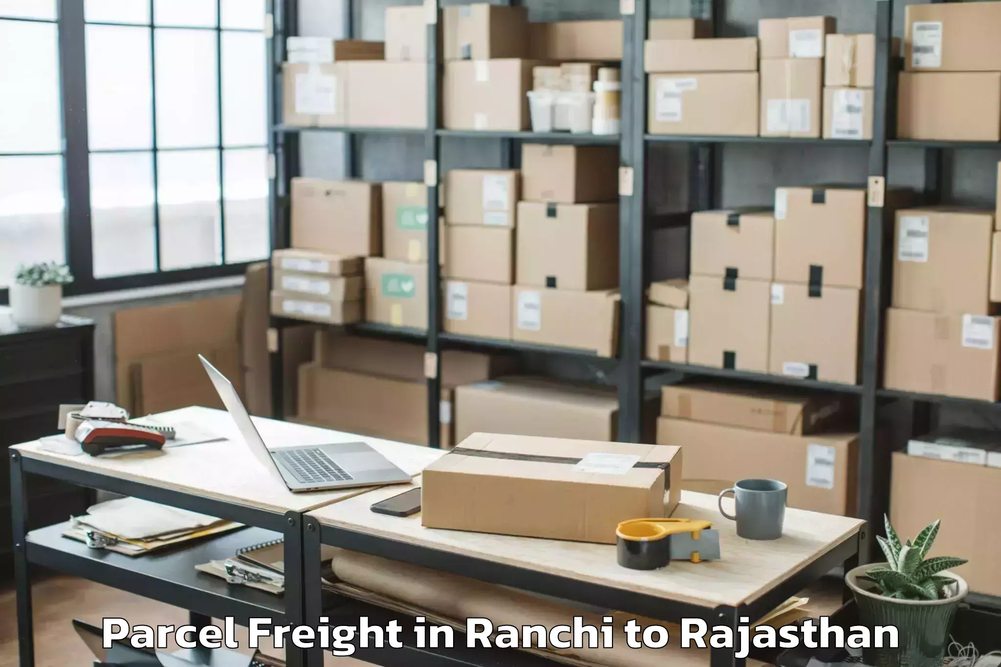 Book Ranchi to Niwai Parcel Freight Online